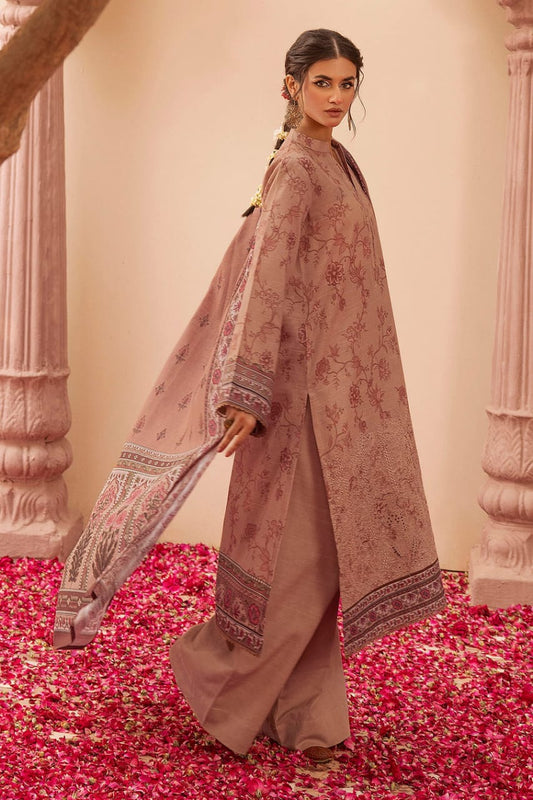 Motifz Un-Stitch Embroidered Khaddar 3 piece