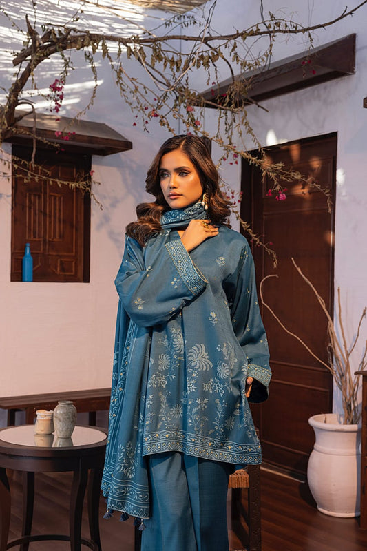 Lakhany Un-Stitch Printed Marina 3 piece