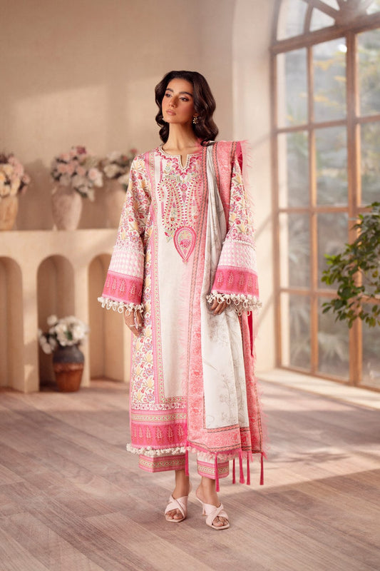 TanaBana Fabrics UnStitch Embroidered Khaddar 3 piece