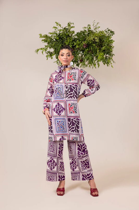 Paltar Printed Lawn -Nazleen 2 piece