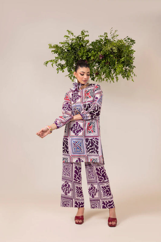 Paltar Printed Lawn -Nazleen 2 piece