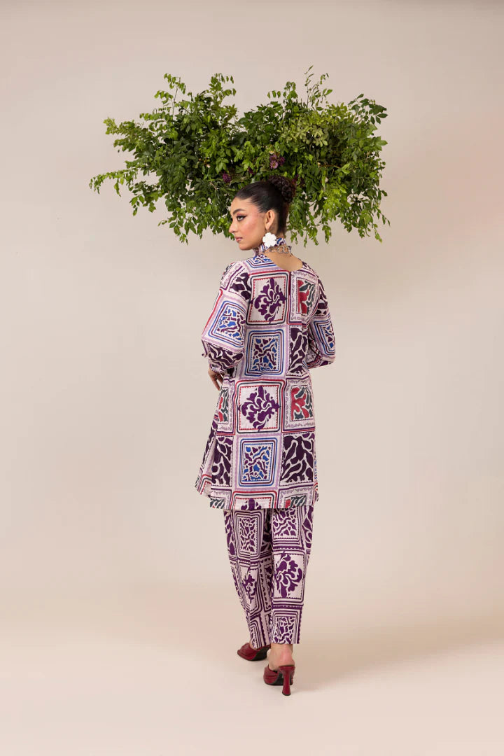 Paltar Printed Lawn -Nazleen 2 piece