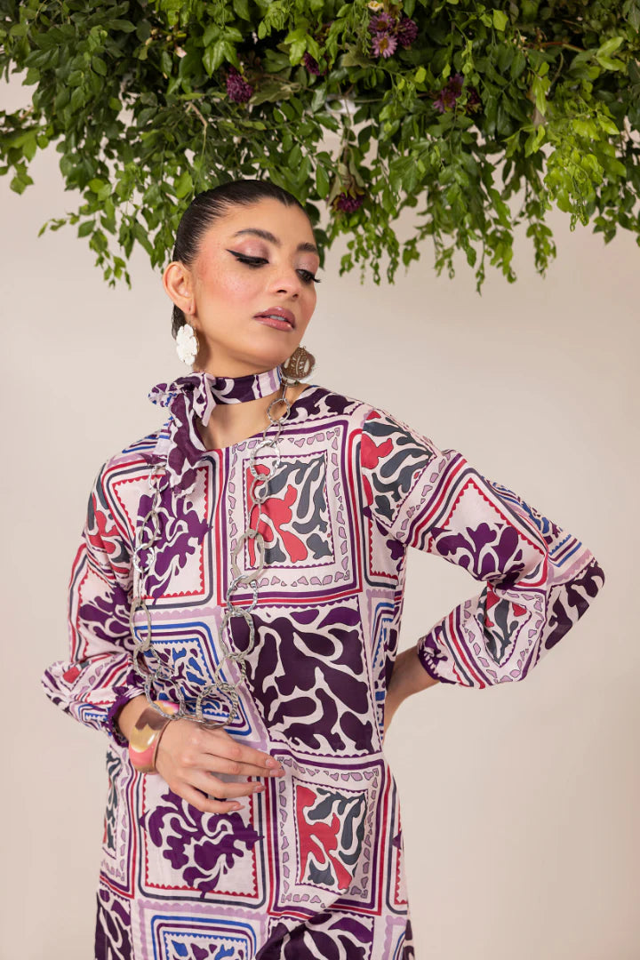 Paltar Printed Lawn -Nazleen 2 piece