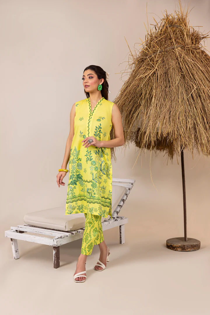 Paltar Printed Lawn - Aroosa 2 piece