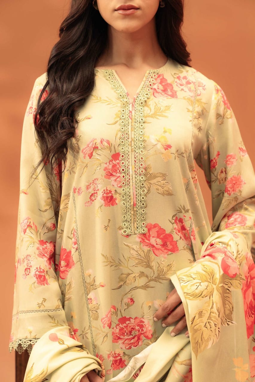 BeyondEast UnStitch Printed Linen 2 piece