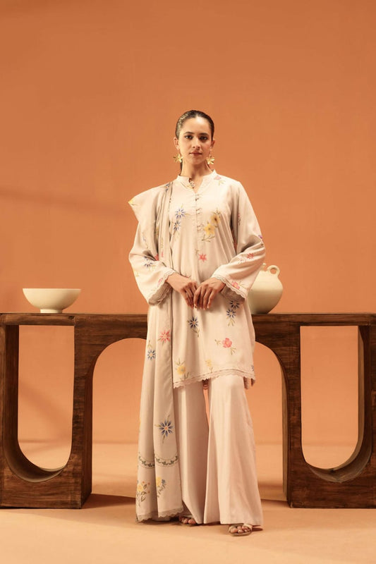 BeyondEast UnStitch Printed Linen 2 piece