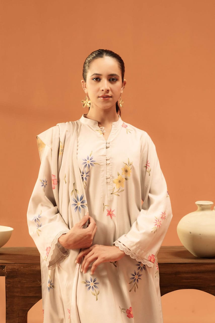 BeyondEast UnStitch Printed Linen 2 piece