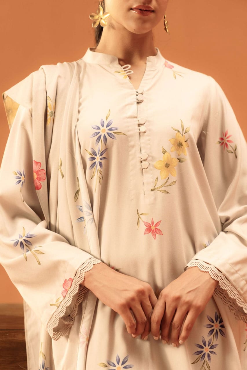 BeyondEast UnStitch Printed Linen 2 piece