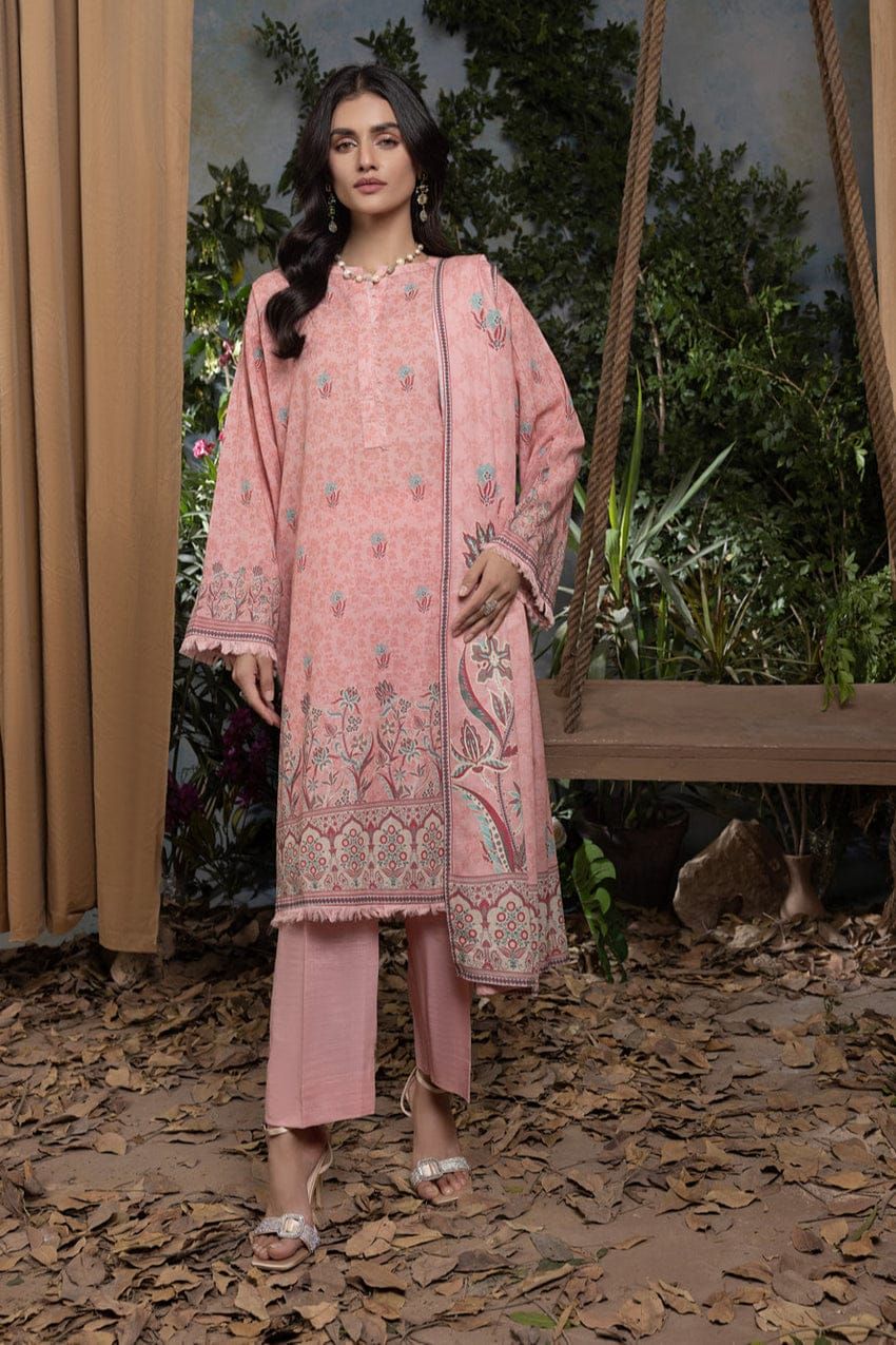 Lakhany Unstitched printed Karandi 3 piece