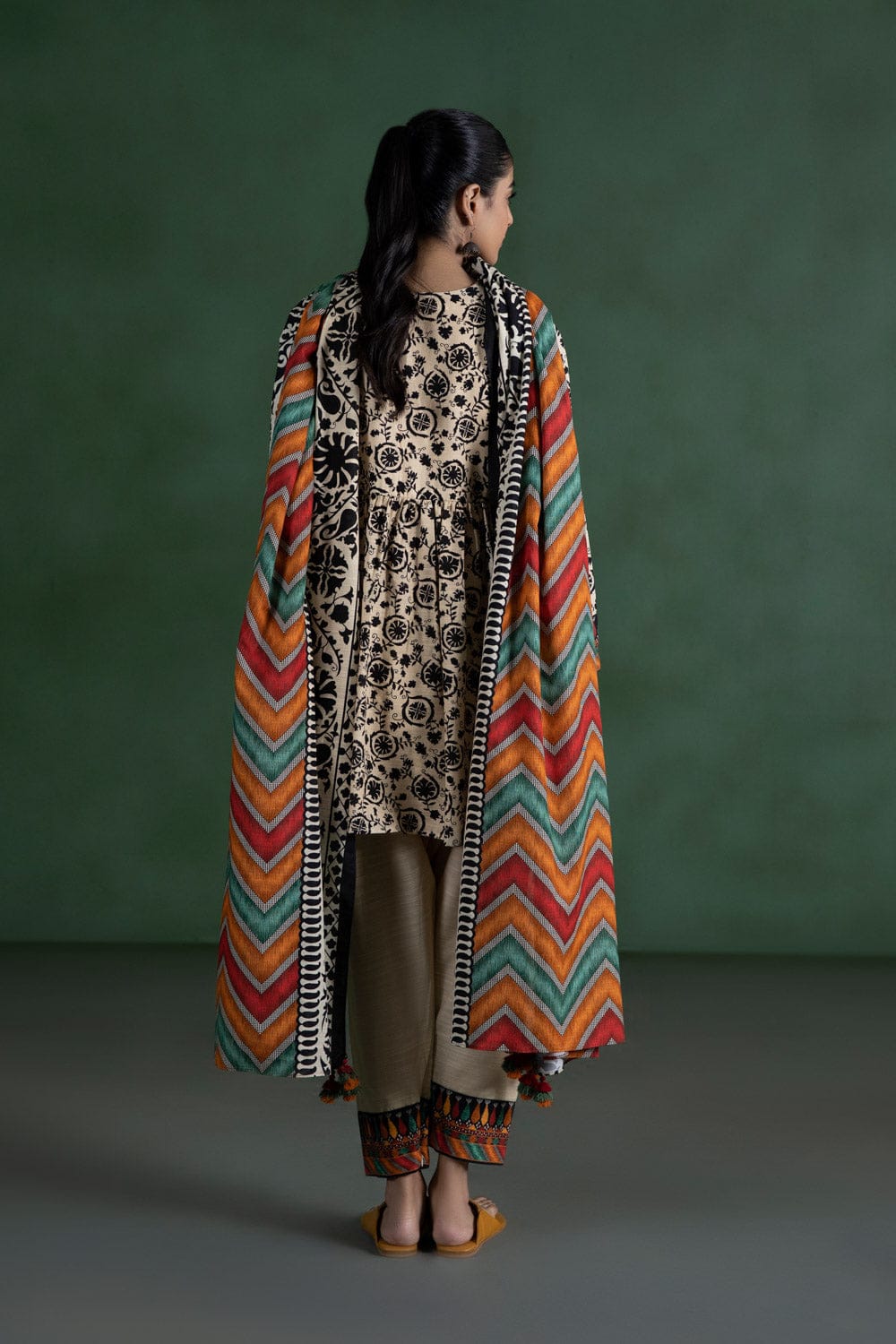 Sapphire-unstitch printed lawn-3 piece