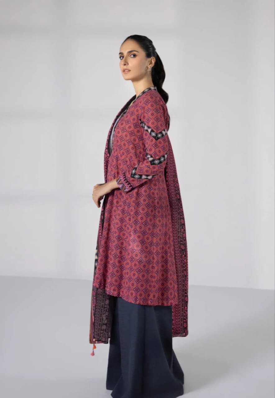 Sapphire-Unstitche-printed lawn 3 piece