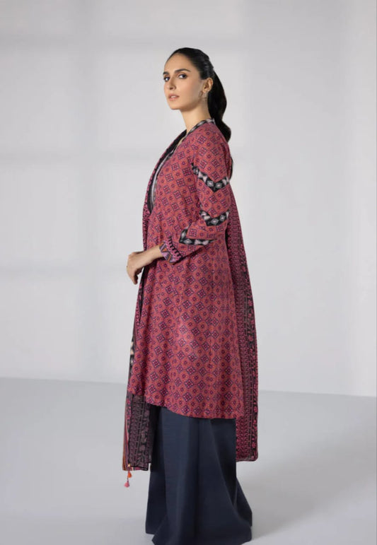 Sapphire-Unstitche-printed lawn 3 piece