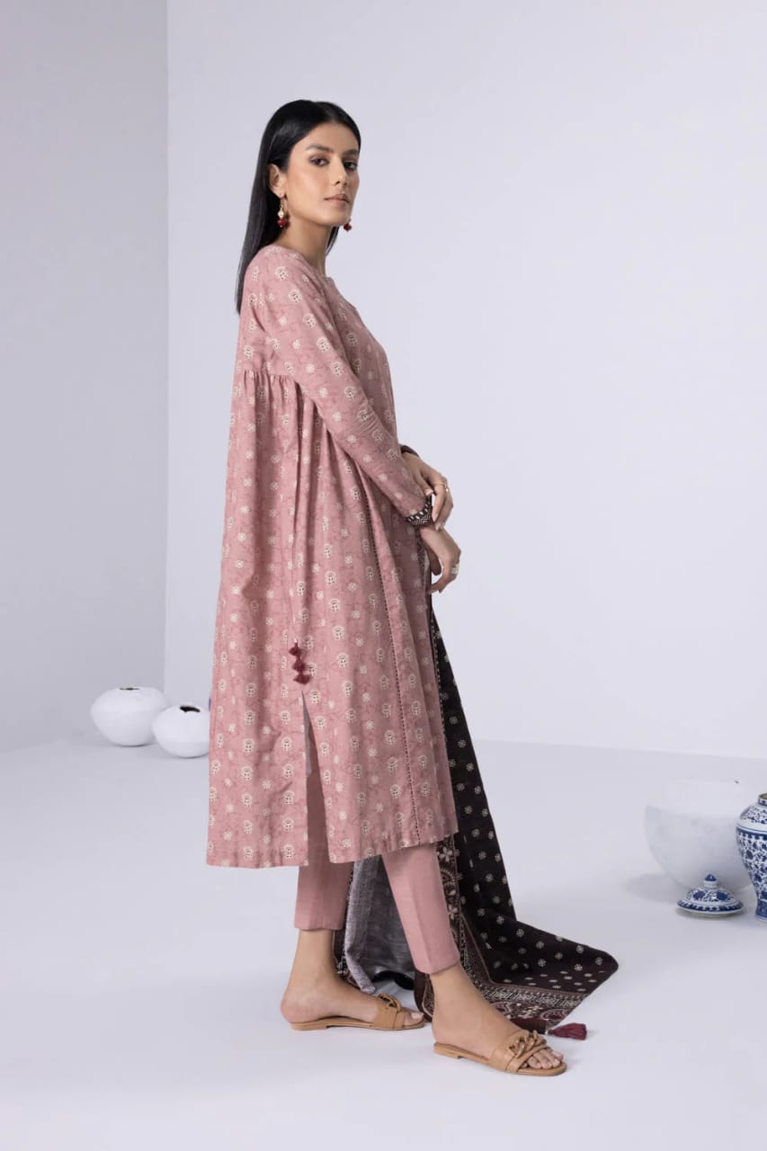 Sapphire-Unsttiched-printed lawn 3 piece