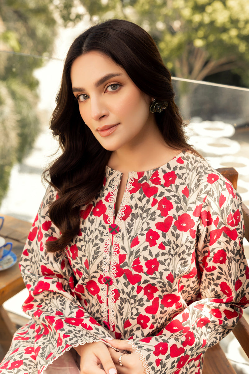 Tanabana Fabrics 2 Piece - Printed Stitched Khaddar Suit - MSV1-04