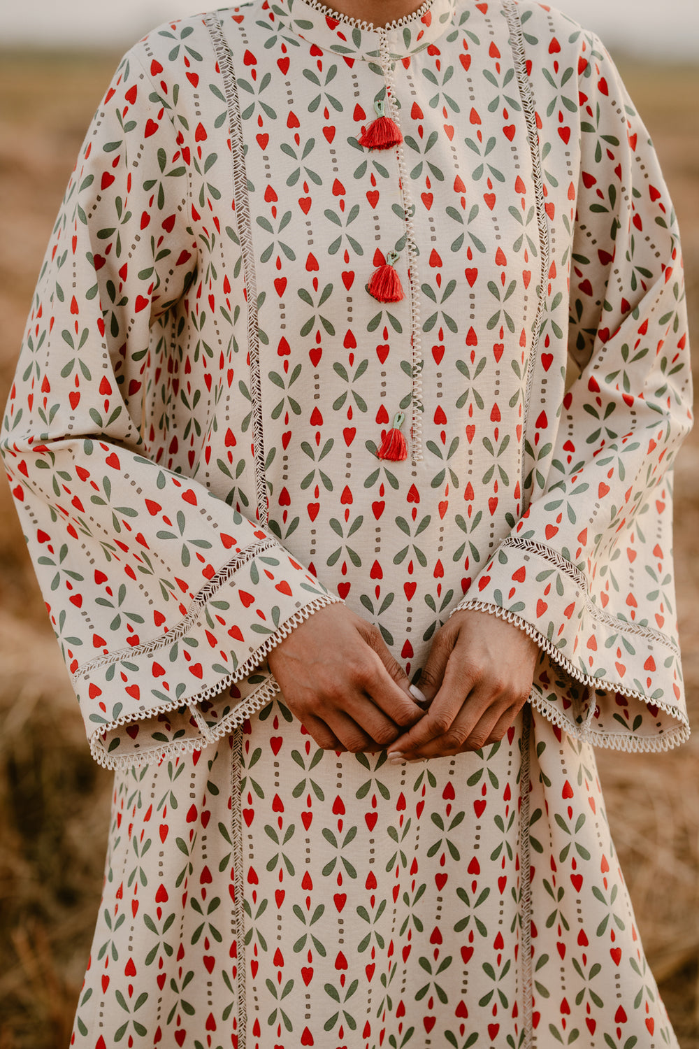 Tanabana Fabrics 2 Piece - Printed Stitched Khaddar Suit - NG-09