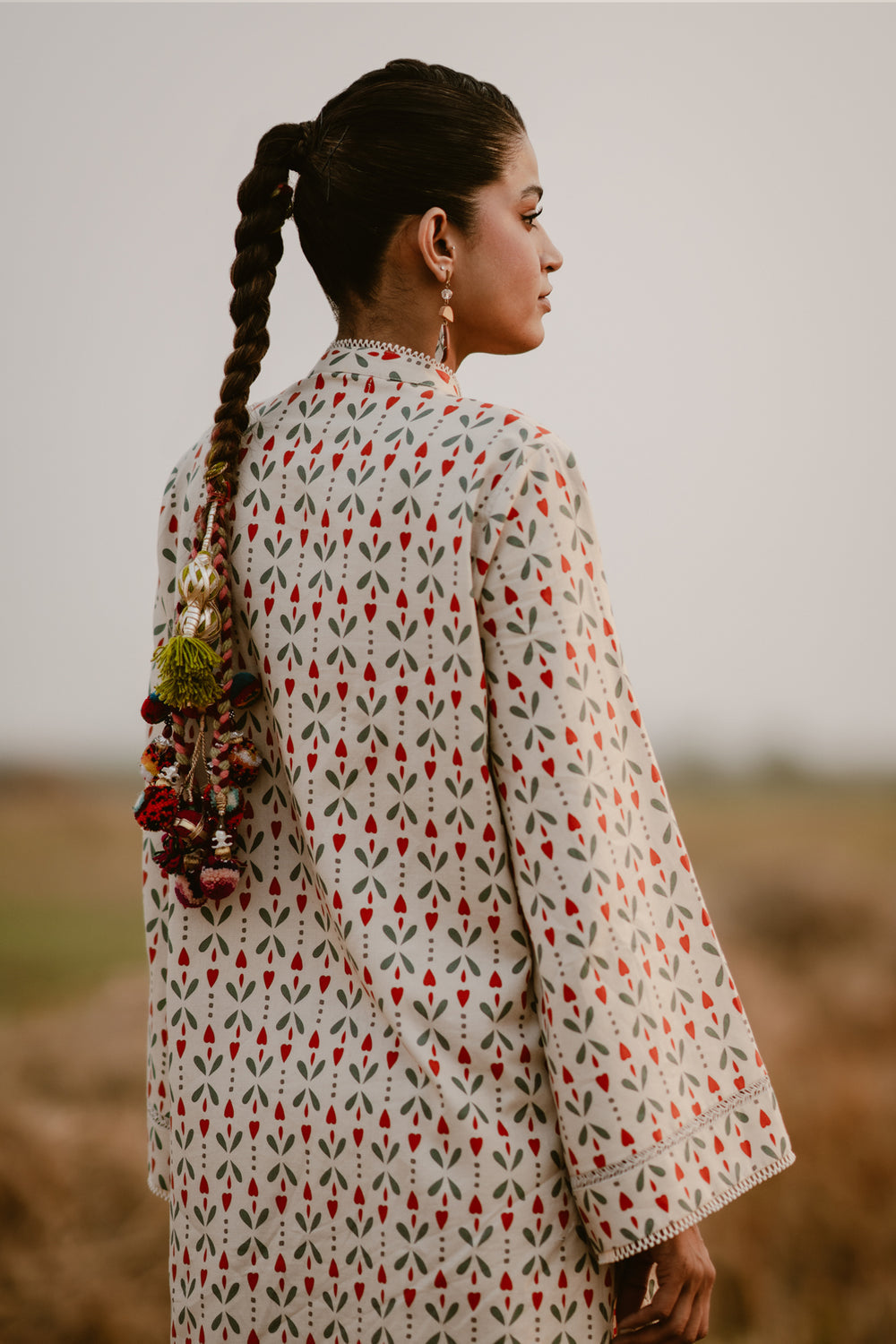 Tanabana Fabrics 2 Piece - Printed Stitched Khaddar Suit - NG-09